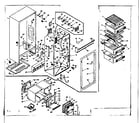Kenmore 1066651612 cabinets parts diagram