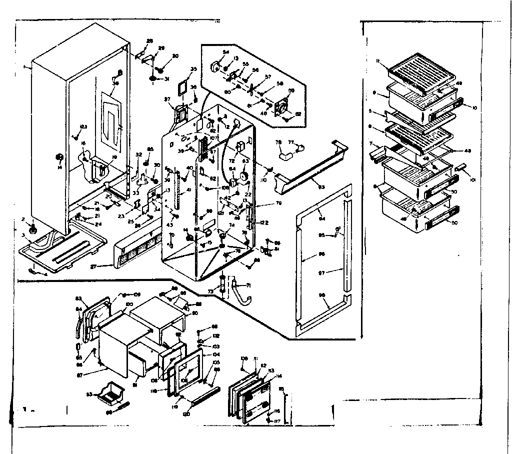 Cabinets parts