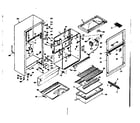 Kenmore 1066652000 cabinet parts diagram