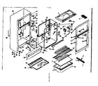Kenmore 1066652310 cabinet parts diagram