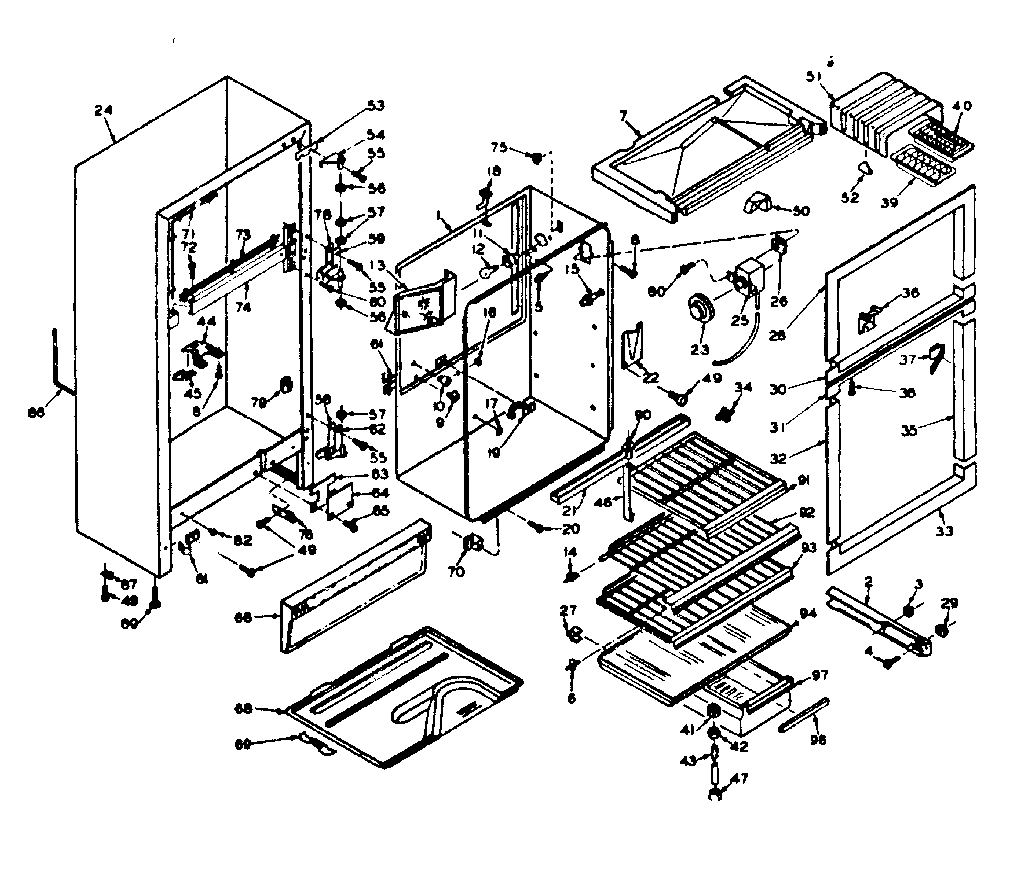 Cabinet parts