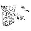 Kenmore 1066654210 freezer parts diagram