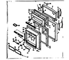 Kenmore 1066654632 door parts diagram