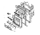 Kenmore 1066654604 door parts diagram