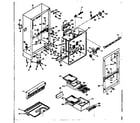 Kenmore 1066655130 cabinet parts diagram