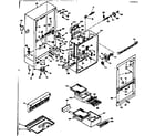 Kenmore 1066655101 cabinet parts diagram