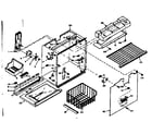 Kenmore 1066655101 freezer section parts diagram