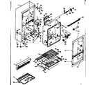 Kenmore 1066655212 cabinet parts diagram