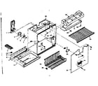 Kenmore 1066655202 freezer section parts diagram