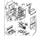 Kenmore 1066655681 cabinet parts diagram