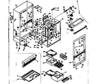 Kenmore 1066655672 cabinet parts diagram