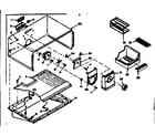 Kenmore 1066656011 freezer section parts diagram