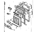 Kenmore 1066656002 door parts diagram