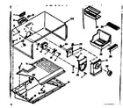 Kenmore 1066656122 freezer section parts diagram