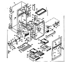 Kenmore 1066656103 cabinet parts diagram