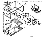 Kenmore 1066656123 freezer section parts diagram