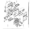 Kenmore 1066656220 cabinet parts diagram