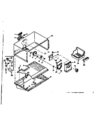 Freezer section parts