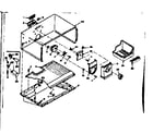 Kenmore 1066656682 freezer section parts diagram