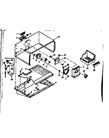 Freezer section parts
