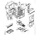 Kenmore 1066657130 cabinet parts diagram