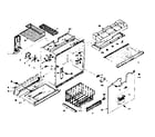 Kenmore 1066657012 freezer section parts diagram
