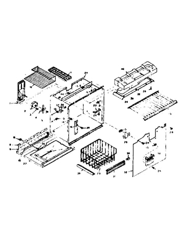 Freezer section parts