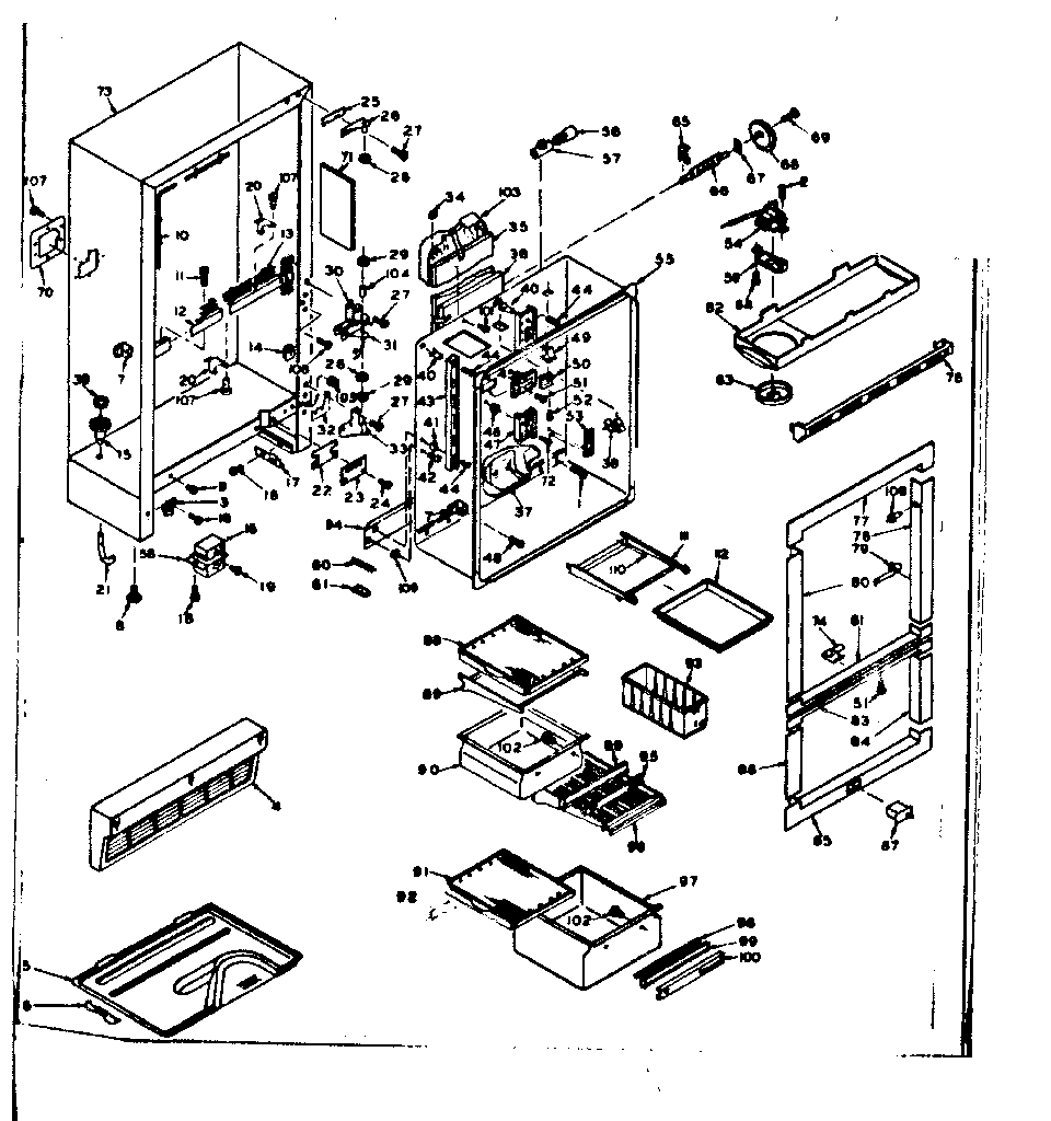 Cabinet parts