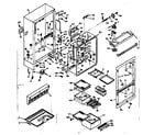 Kenmore 1066657654 cabinet parts diagram