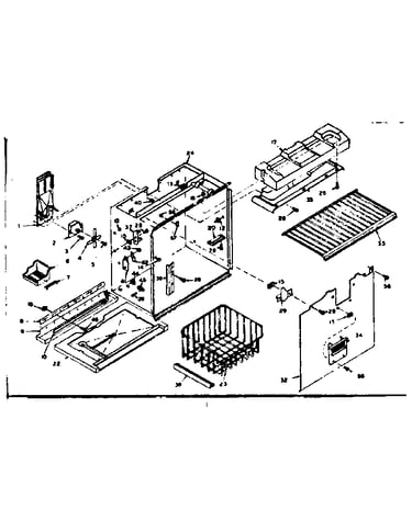 Freezer section parts