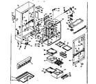 Kenmore 1066658612 cabinet parts diagram