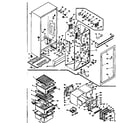 Kenmore 1066661610 cabinet parts diagram