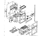 Kenmore 1066662200 cabinet parts diagram
