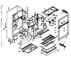Kenmore 1066662320 cabinet parts diagram