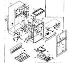 Kenmore 1066662500 cabinet parts diagram