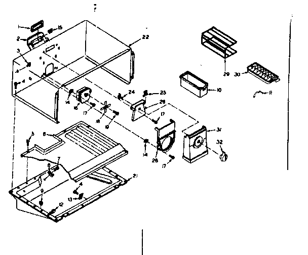 Freezer parts