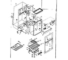 Kenmore 1066664220 cabinet parts diagram