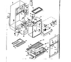 Kenmore 1066664310 cabinet parts diagram