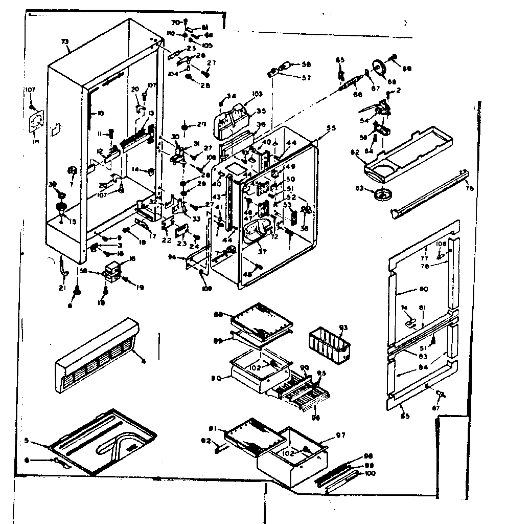 Cabinet parts