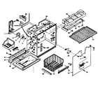 Kenmore 1066665630 freezer section parts diagram