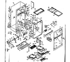 Kenmore 1066666600 cabinet parts diagram