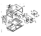 Kenmore 1066666690 freezer section parts diagram