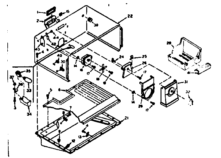 Freezer section parts