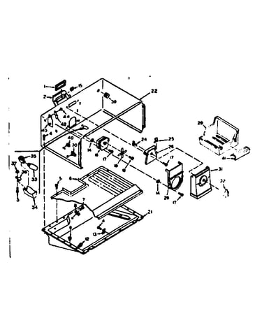Freezer section parts