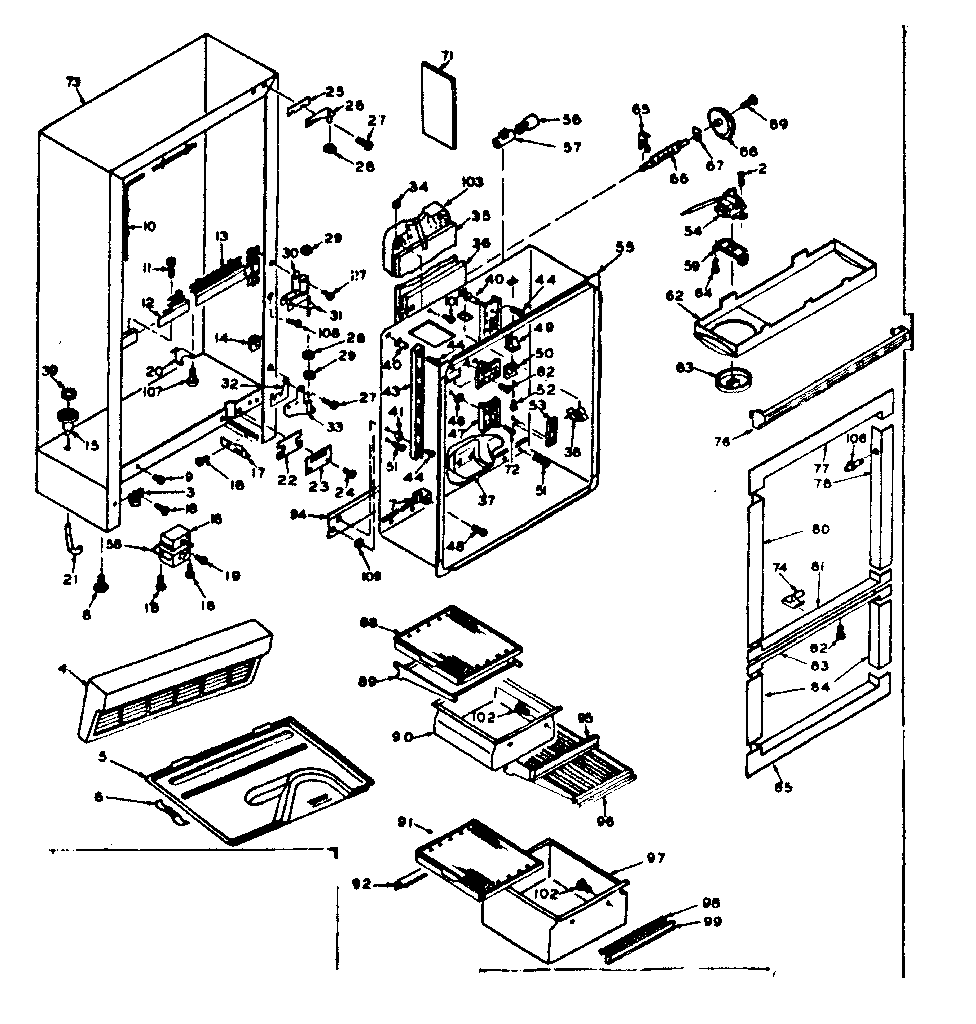 Cabinet parts