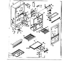Kenmore 1066667210 cabinet parts diagram