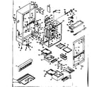 Kenmore 1066667610 cabinet parts diagram