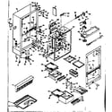 Kenmore 1066667618 cabinet parts diagram