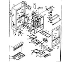 Kenmore 1066668670 cabinet parts diagram