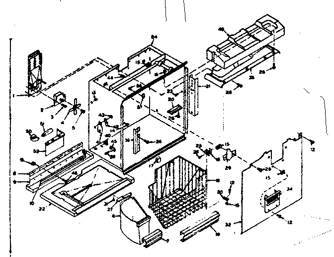 Freezer section parts